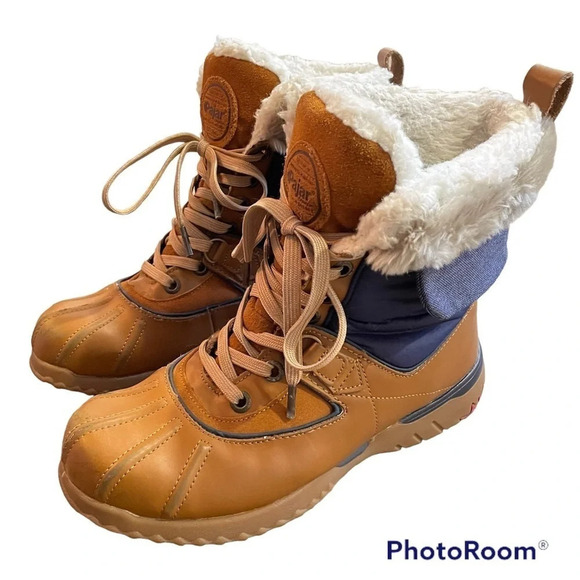 Pajar Canada Waterproof Leather boots color block size EU 38 US 7-7.5 main image 11